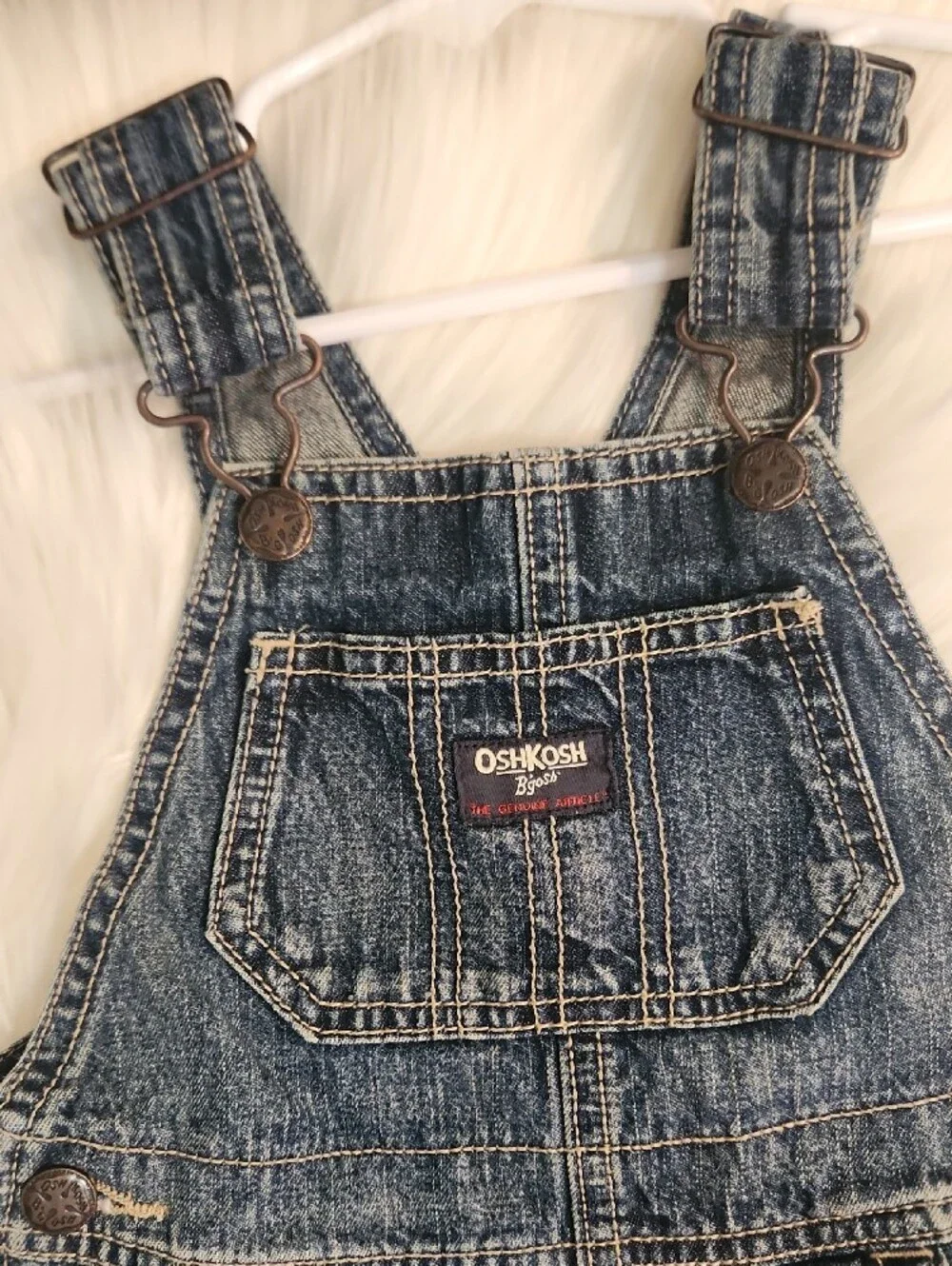 OshKosh B'gosh Dark Wash Denim Overalls -  Kids Size 2T
